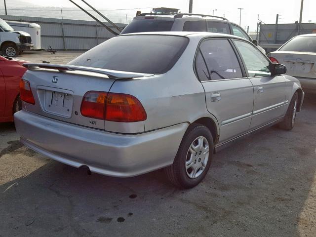 2HGEJ6610YH527051 - 2000 HONDA CIVIC BASE SILVER photo 4