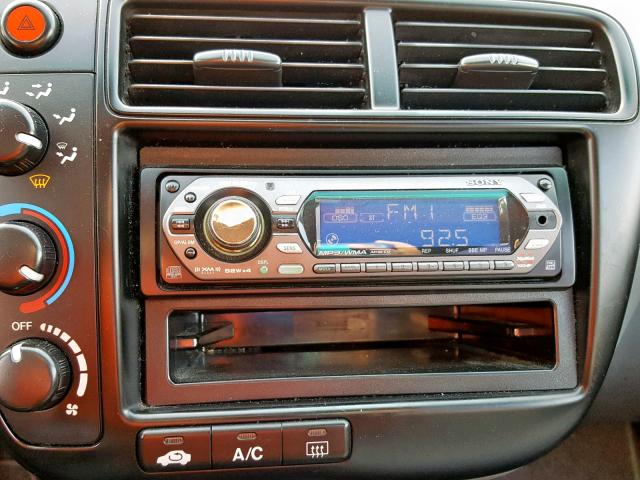 2HGEJ6610YH527051 - 2000 HONDA CIVIC BASE SILVER photo 9