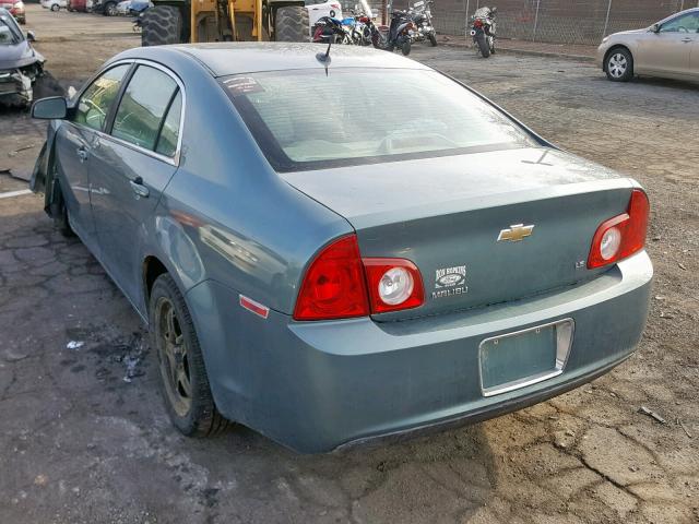 1G1ZG57B294108559 - 2009 CHEVROLET MALIBU LS მწვანე ფოტო 3