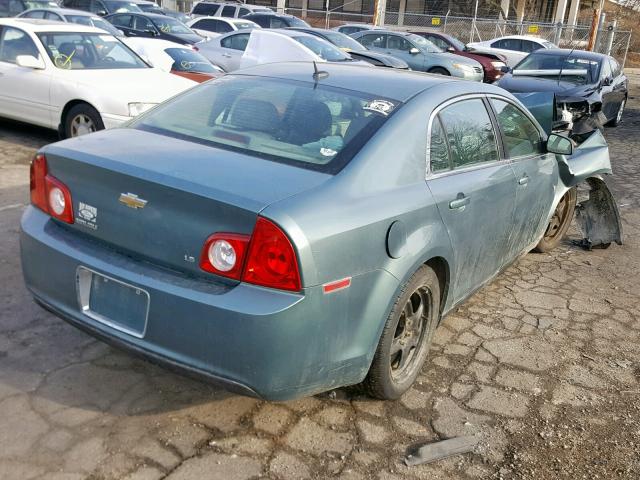 1G1ZG57B294108559 - 2009 CHEVROLET MALIBU LS მწვანე ფოტო 4