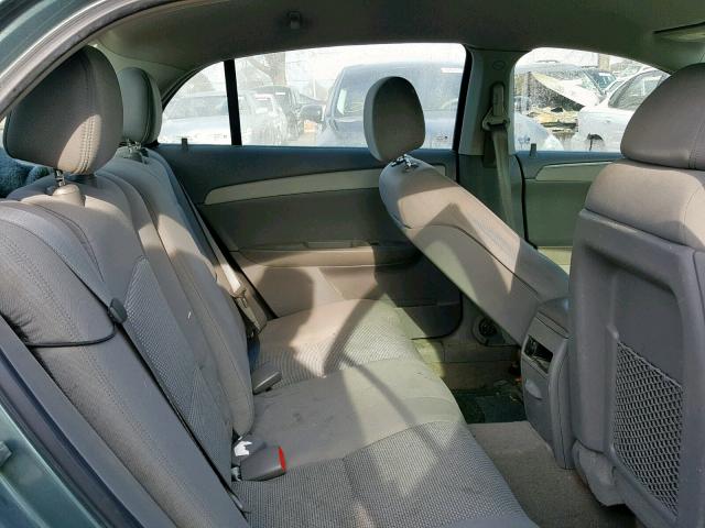 1G1ZG57B294108559 - 2009 CHEVROLET MALIBU LS მწვანე ფოტო 6