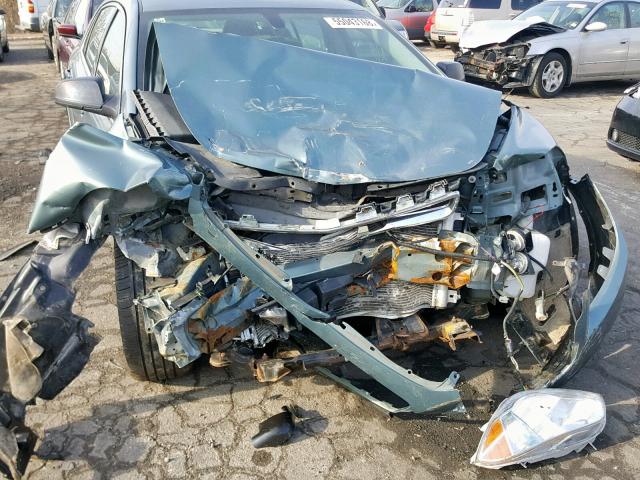 1G1ZG57B294108559 - 2009 CHEVROLET MALIBU LS მწვანე ფოტო 9