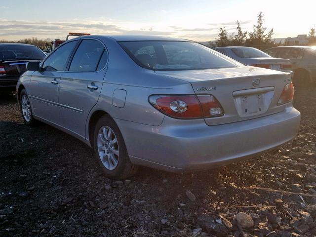 JTHBF30G230127518 - 2003 LEXUS ES 300 SILVER photo 3