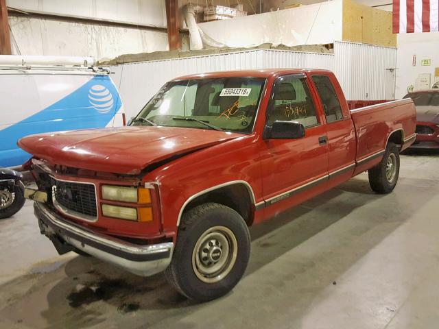 1GTGC29R5WE529572 - 1998 GMC SIERRA C25 RED photo 2