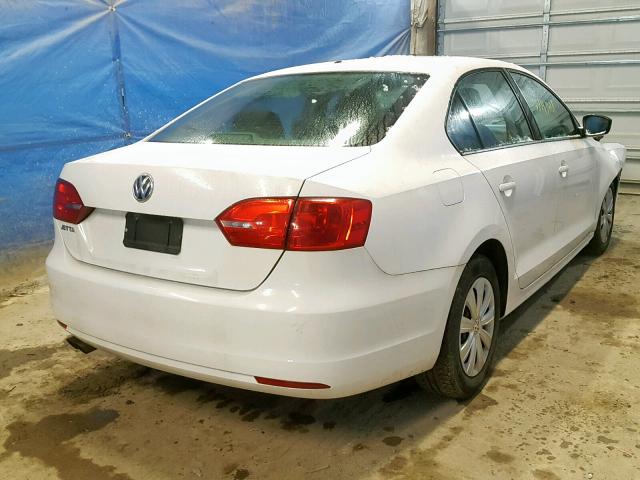 3VW2K7AJ6DM294894 - 2013 VOLKSWAGEN JETTA BASE 白色 照片 4