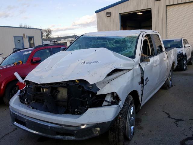 1C6RR7TT2KS601517 - 2019 RAM 1500 CLASS WHITE photo 2