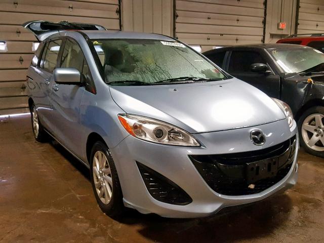 JM1CW2BL7C0133325 - 2012 MAZDA 5 BLUE photo 1