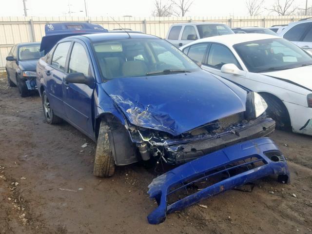 1FAFP34NX6W243257 - 2006 FORD FOCUS ZX4 BLUE photo 1