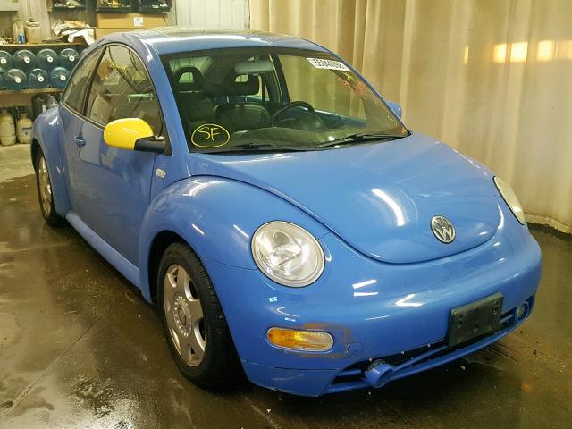 3VWCC21C61M428952 - 2001 VOLKSWAGEN NEW BEETLE ლურჯი ფოტო 1