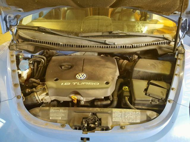 3VWCC21C61M428952 - 2001 VOLKSWAGEN NEW BEETLE ლურჯი ფოტო 7