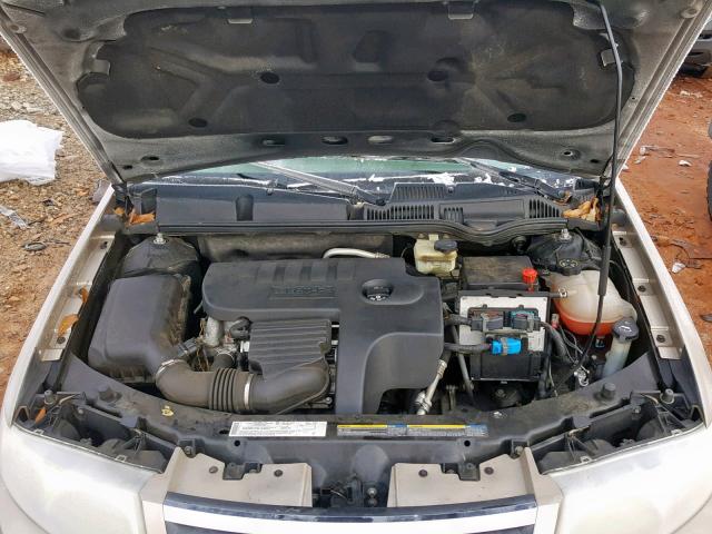 1G8AJ55F06Z175567 - 2006 SATURN ION LEVEL GOLD photo 7