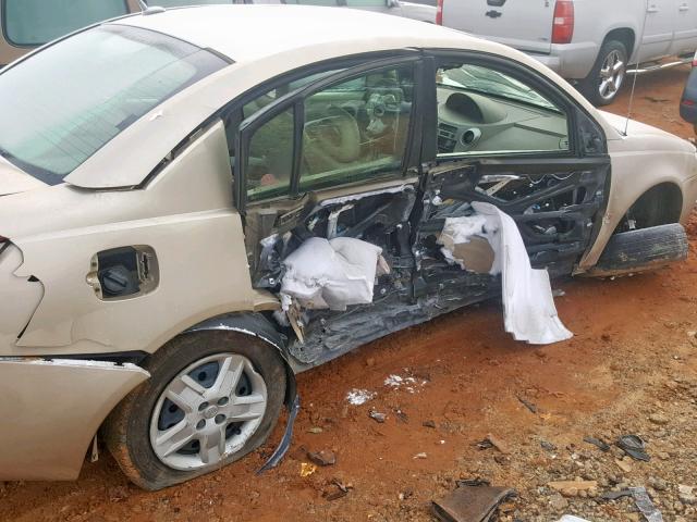 1G8AJ55F06Z175567 - 2006 SATURN ION LEVEL GOLD photo 9