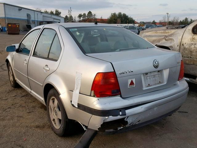 3VWSD29M5YM201543 - 2000 VOLKSWAGEN JETTA GLS SILVER photo 3