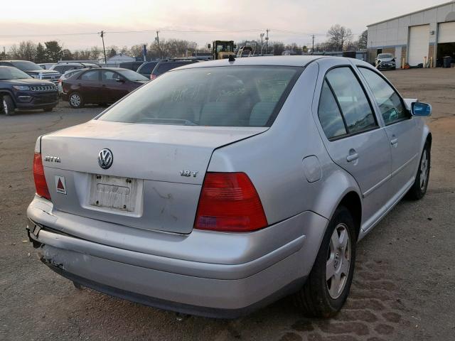 3VWSD29M5YM201543 - 2000 VOLKSWAGEN JETTA GLS SILVER photo 4