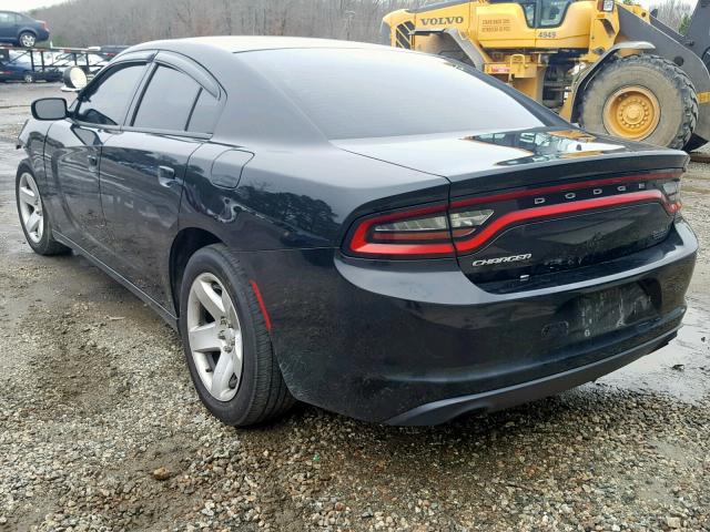 2C3CDXAT1GH122847 - 2016 DODGE CHARGER PO BLACK photo 3