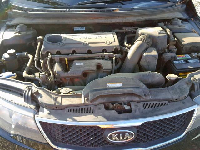 KNAFU4A20A5219855 - 2010 KIA FORTE EX BLACK photo 7