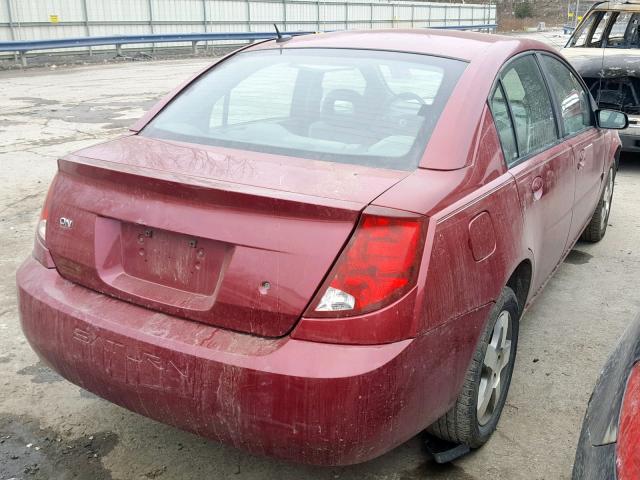 1G8AL58F77Z179235 - 2007 SATURN ION LEVEL BURGUNDY photo 4