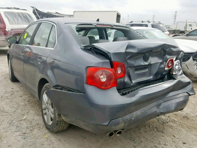 3VWEF71K47M196414 - 2007 VOLKSWAGEN JETTA WOLF GRAY photo 3