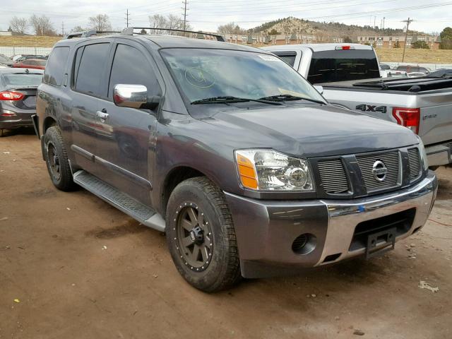 5N1AA08A44N742453 - 2004 NISSAN ARMADA SE CHARCOAL photo 1