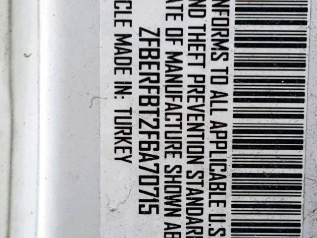 ZFBERFBT2F6A70715 - 2015 RAM PROMASTER 白色 照片 10