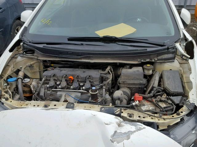2HGFG3B96DH000283 - 2013 HONDA CIVIC EXL 白色 照片 7