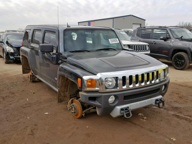 5GTEN13EX98110808 - 2009 HUMMER H3 BLACK photo 1