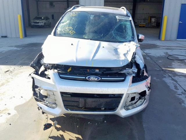 1FMCU0JX5EUB58231 - 2014 FORD ESCAPE TIT SILVER photo 7