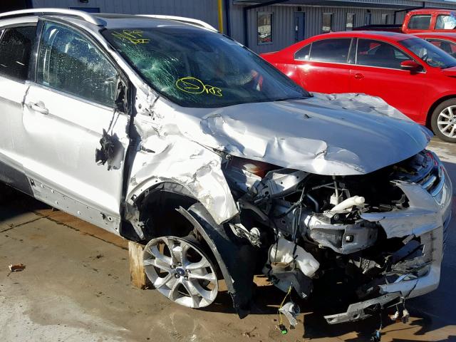 1FMCU0JX5EUB58231 - 2014 FORD ESCAPE TIT SILVER photo 9