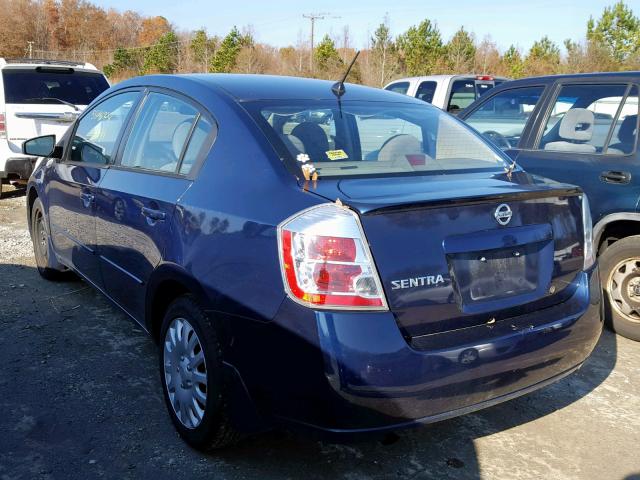 3N1AB61E58L655610 - 2008 NISSAN SENTRA 2.0 BLUE photo 3