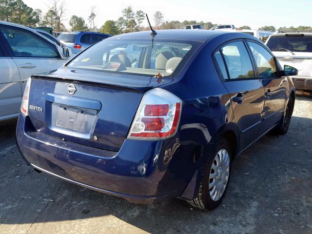 3N1AB61E58L655610 - 2008 NISSAN SENTRA 2.0 BLUE photo 4