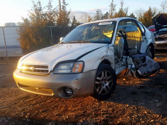 4S3BE686127207707 - 2002 SUBARU LEGACY OUT WHITE photo 2