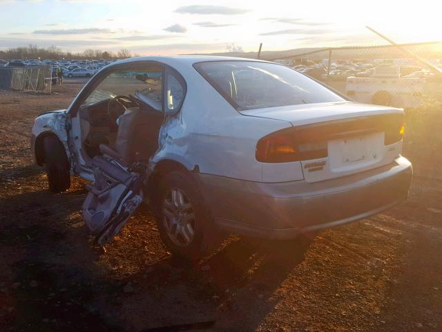 4S3BE686127207707 - 2002 SUBARU LEGACY OUT WHITE photo 3