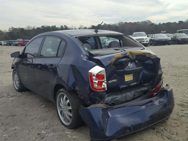 3N1AB61E18L708268 - 2008 NISSAN SENTRA 2.0 BLUE photo 3