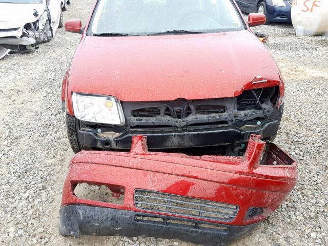 WVWRL61J65W012845 - 2005 VOLKSWAGEN JETTA GL RED photo 9