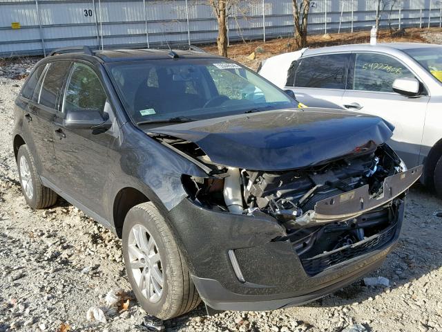 2FMDK3JC1DBC94630 - 2013 FORD EDGE SEL BLACK photo 1