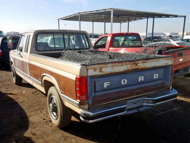 1FTHX25L3GKB53192 - 1986 FORD F250 TWO TONE photo 3