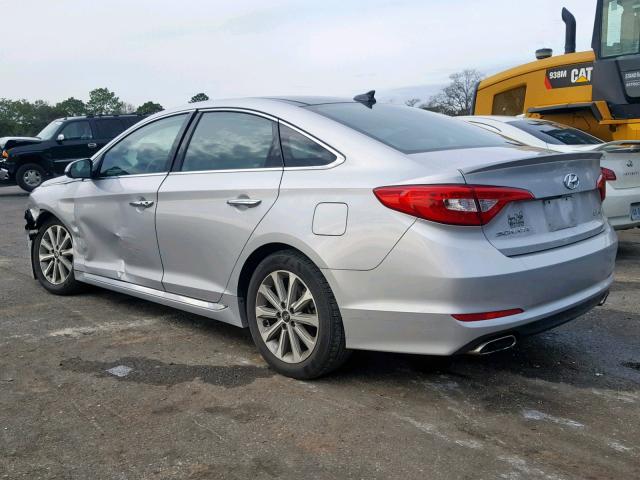 5NPE34AF7GH435621 - 2016 HYUNDAI SONATA SPO GRAY photo 3