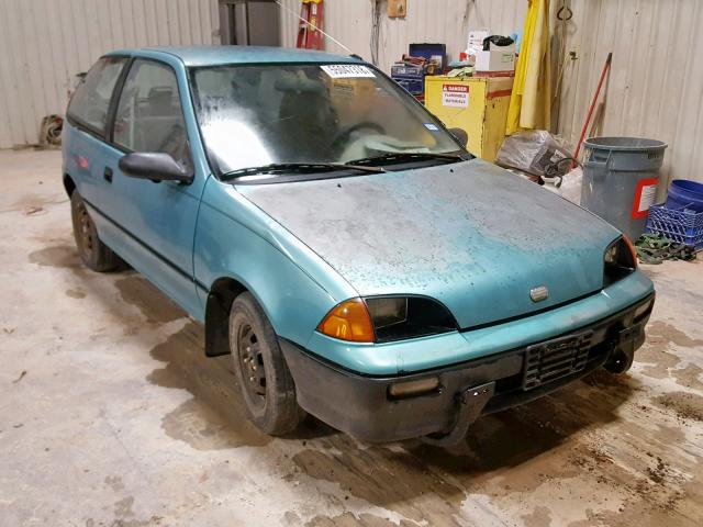 2C1MR2462N6708943 - 1992 GEO METRO BASE GREEN photo 1