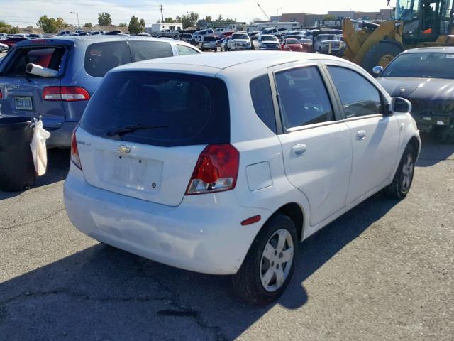 KL1TD66696B670487 - 2006 CHEVROLET AVEO BASE Ağ foto 4
