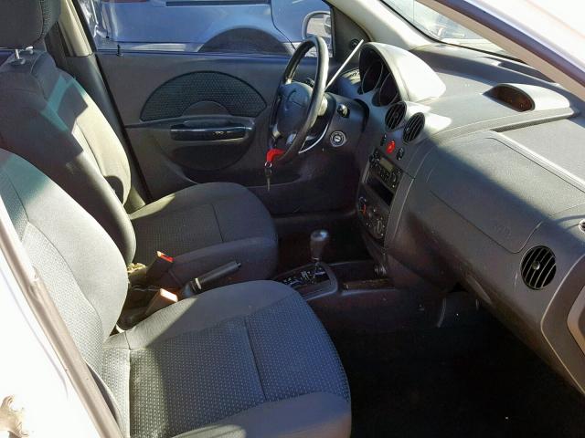 KL1TD66696B670487 - 2006 CHEVROLET AVEO BASE Ağ foto 5