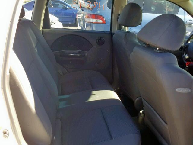 KL1TD66696B670487 - 2006 CHEVROLET AVEO BASE Ağ foto 6