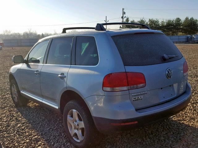 WVGBC67L44D024945 - 2004 VOLKSWAGEN TOUAREG 3. BLUE photo 3