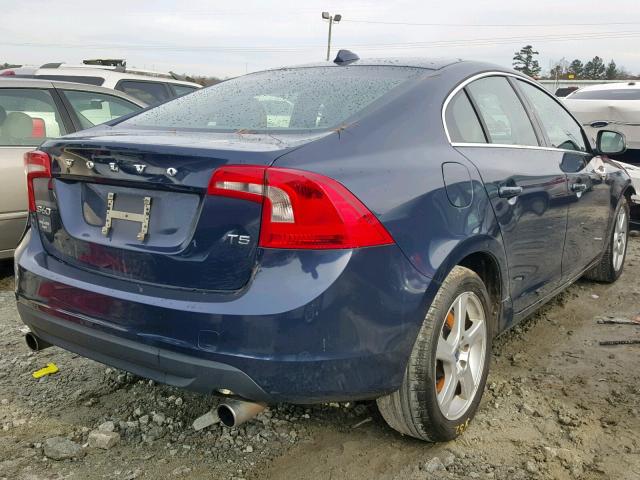 YV1612FS2D2208106 - 2013 VOLVO S60 T5 BLUE photo 4