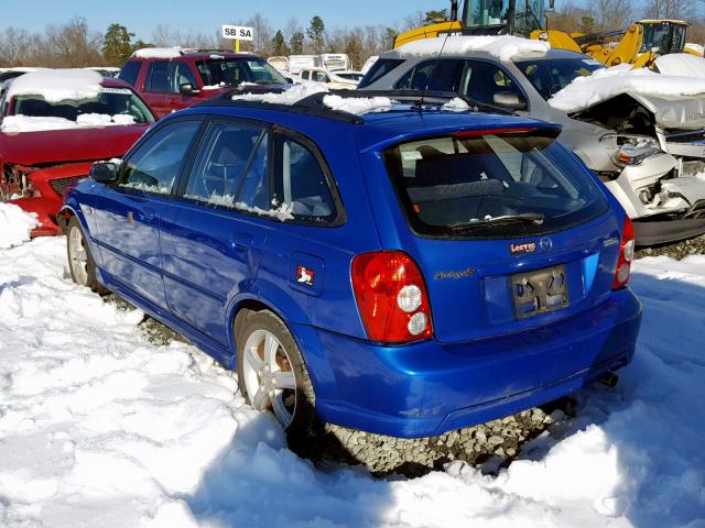 JM1BJ245131145778 - 2003 MAZDA PROTEGE PR BLUE photo 3