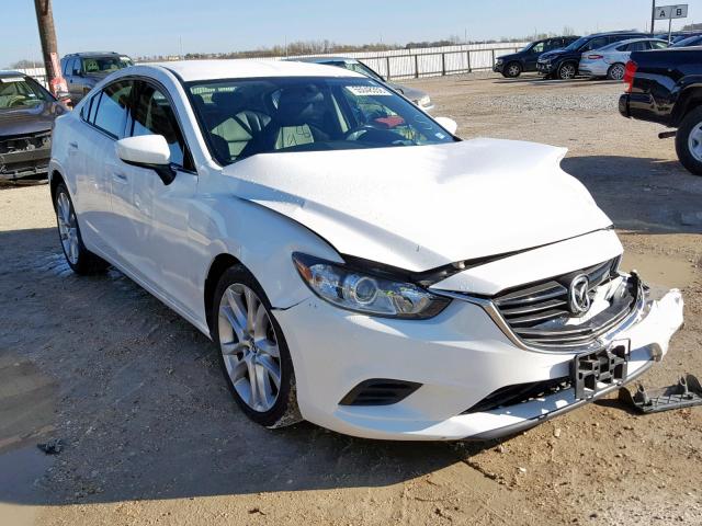 JM1GJ1V64E1125356 - 2014 MAZDA 6 TOURING WHITE photo 1