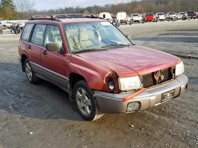 JF1SF6553WH778050 - 1998 SUBARU FORESTER S RED photo 1