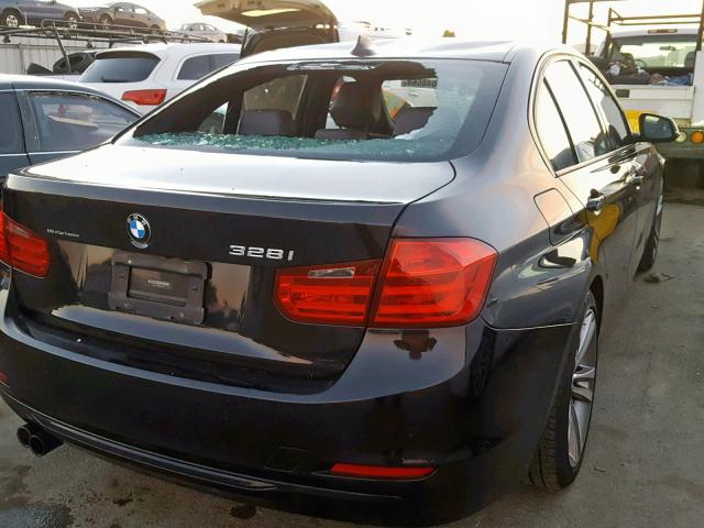 WBA3C1C58CF431427 - 2012 BMW 328 I SULE BLACK photo 4