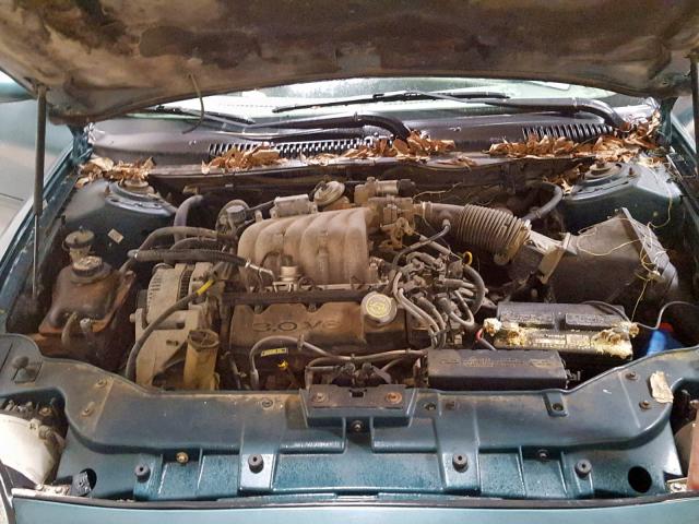 1FALP57U8VA235574 - 1997 FORD TAURUS GL GREEN photo 7