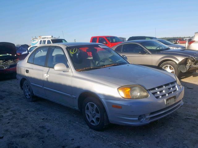 KMHCG45C83U493258 - 2003 HYUNDAI ACCENT GL SILVER photo 1