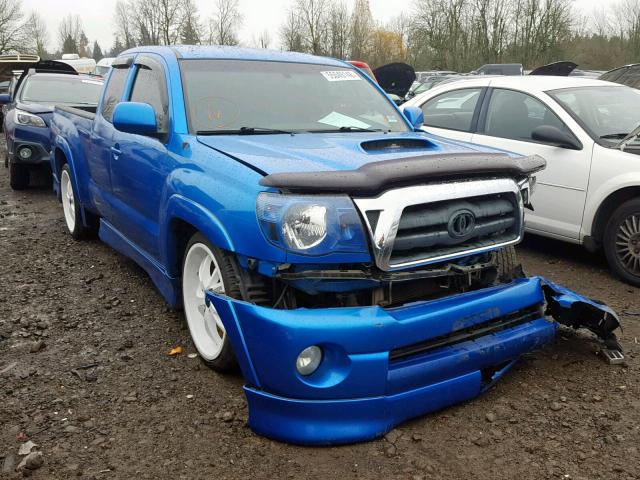 5TETU22N08Z555600 - 2008 TOYOTA TACOMA X-R BLUE photo 1